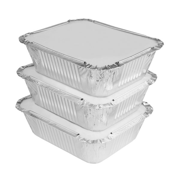 Aluminium Foil Food Containers With Lids Takeaway Home Catering